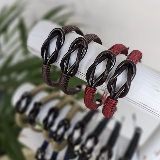 Hovedbilde INFINITY Herrearmbånd Chocolate