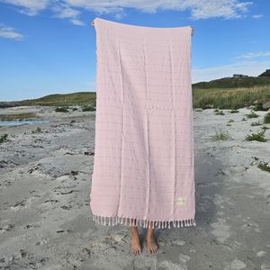 Hovedbilde "ALNES" Rosa Badelaken