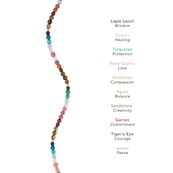 "Master Healer" Healing Bracelet fra Lotus and Luna