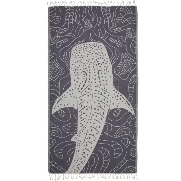 "Whaleshark" Badelaken Gr&aring;